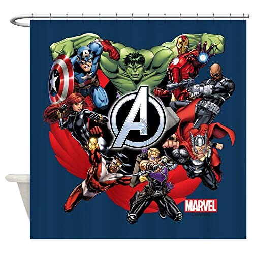 Rideau de douche Avengers 165x180 cm variant 2 
