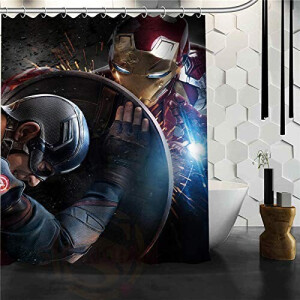 Rideau de douche Avengers 183x183 cm