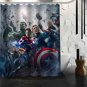 Rideau de douche Avengers 183x183 cm