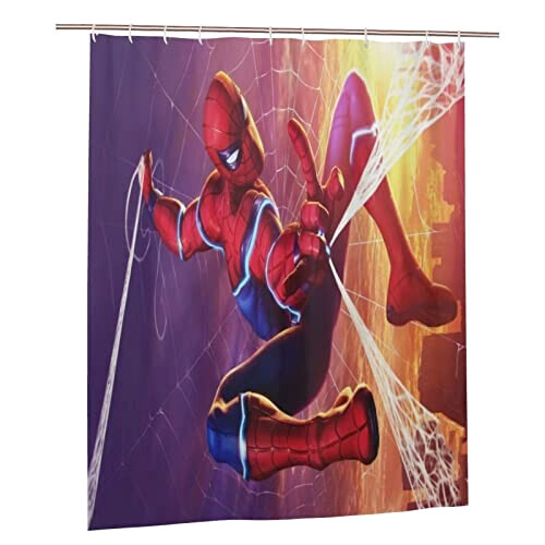 Rideau de douche Spider-man 180x180 cm