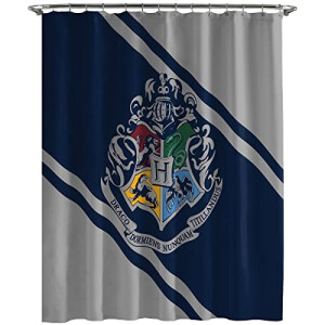 Rideau de douche Gryffondor, Serpentard, Serdaigle, Poufsouffle, Poudlard - Harry Potter - 177.8x182.9 cm