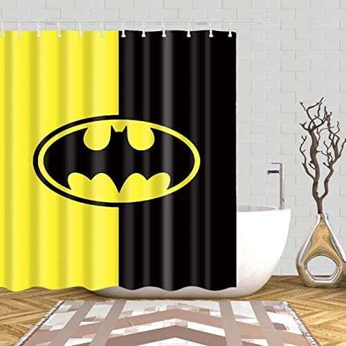 Rideau de douche Batman logo 180x200 cm variant 0 