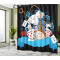 Rideau de douche Lapin blanc - Alice au pays des merveilles - multicolore 170x178 cm - miniature variant 1