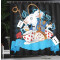 Rideau de douche Lapin blanc - Alice au pays des merveilles - multicolore 170x178 cm - miniature variant 2