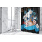 Rideau de douche Lapin blanc - Alice au pays des merveilles - multicolore 170x178 cm - miniature variant 4