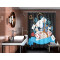 Rideau de douche Lapin blanc - Alice au pays des merveilles - multicolore 170x178 cm - miniature variant 5