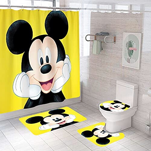Rideau de douche Mickey 180x200 cm