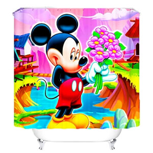 Rideau de douche Mickey 11.180x180 cm