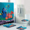 Rideau de douche Dory, Nemo - Le Monde de Nemo -  pièces 182.9x182.9 cm - miniature