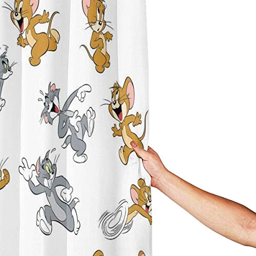 Rideau de douche Tom et Jerry comme indiqué sur la photo 182.9x182.9 cm variant 0 