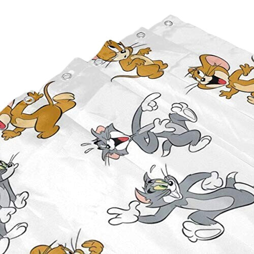 Rideau de douche Tom et Jerry comme indiqué sur la photo 182.9x182.9 cm variant 3 