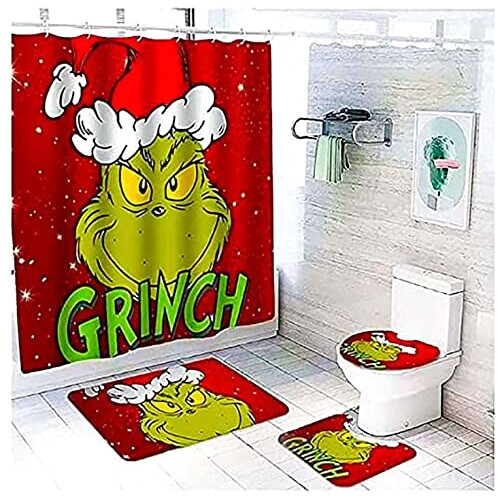 Rideau de douche Le Grinch shower curtain variant 4 