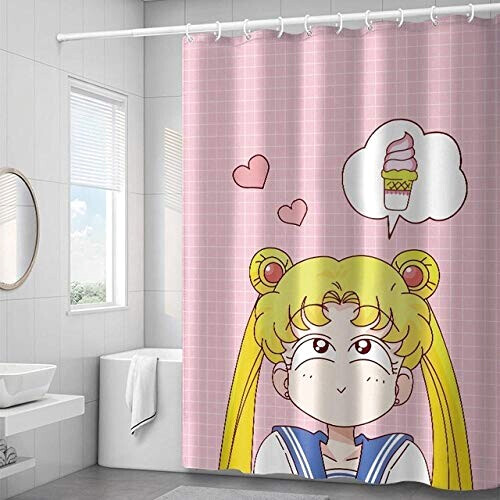 Rideau de douche Sailor Moon 90x180 cm