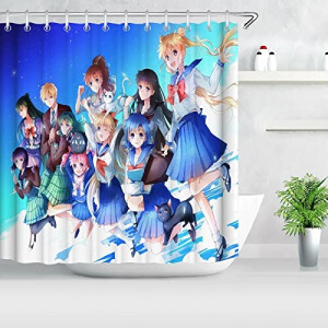 Rideau de douche Sailor Moon 120x200 cm