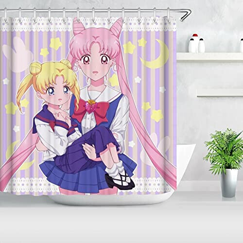 Rideau de douche Sailor Moon 180x180 cm variant 0 