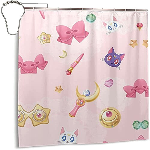 Rideau de douche Sailor Moon 120x200 cm