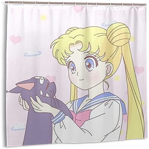 Rideau de douche Sailor Moon 200x200 cm