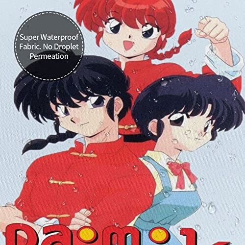 Rideau de douche Ranma 1/2 fer 152.4x182.9 cm variant 3 