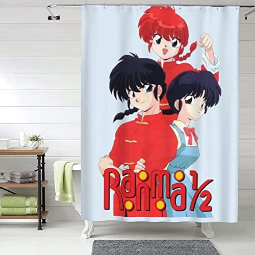 Rideau de douche Ranma 1/2 fer 152.4x182.9 cm variant 5 
