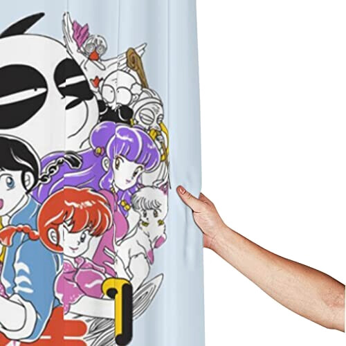 Rideau de douche Ranma 1/2 fer 152.4x182.9 cm variant 1 
