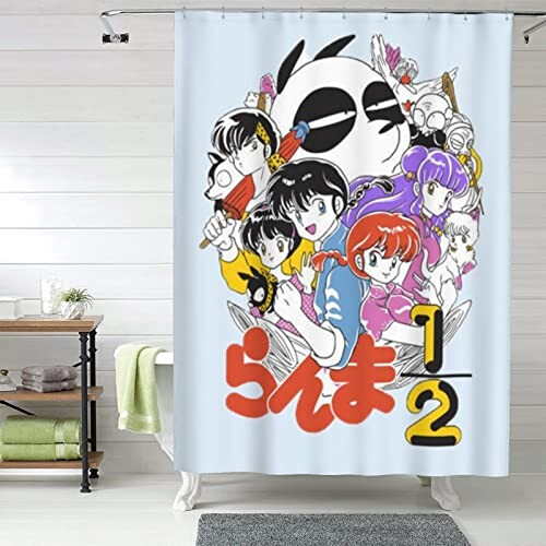 Rideau de douche Ranma 1/2 fer 152.4x182.9 cm variant 5 