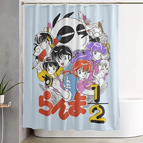 Rideau de douche Ranma 1/2 fer 152.4x182.9 cm variant 7 