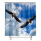 Rideau de douche Aigle ciel bleu 90x180 cm - miniature
