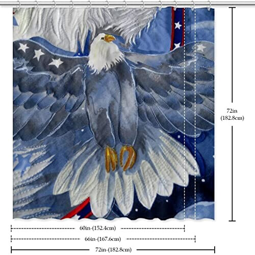 Rideau de douche Aigle multi-couleur variant 4 