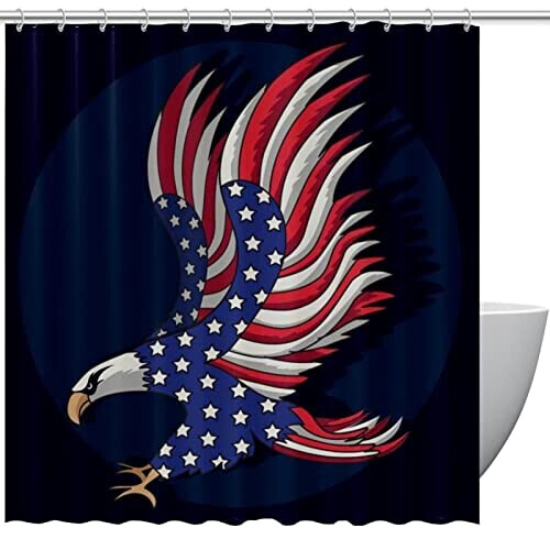 Rideau de douche Aigle multi-couleur