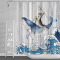 Rideau de douche Baleine bleu 175x178 cm - miniature variant 2