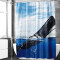 Rideau de douche Baleine cachalot 180x180 cm - miniature