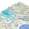 Rideau de douche Baleine octopus crabe narval 183x200 cm - miniature variant 2