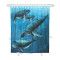 Rideau de douche Baleine bleue 90x180 cm - miniature