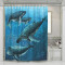 Rideau de douche Baleine bleue 90x180 cm - miniature variant 6