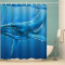 Rideau de douche Baleine couleur 120x180 cm - miniature variant 1