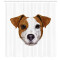 Rideau de douche Jack Russell - Chien - marron blanc 175x180 cm - miniature variant 1