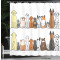 Rideau de douche Chien jaune marron 175x220 cm - miniature variant 3