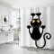 Rideau de douche Chat blanc 150x180 cm - miniature variant 1