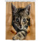 Rideau de douche Chat multicolore - miniature variant 4