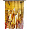 Rideau de douche Cheval marron jaune 150x200 cm - miniature variant 5