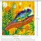 Rideau de douche Caméléon multicolore - miniature variant 5