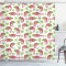 Rideau de douche Caméléon sombre corail vert 175x180 cm - miniature