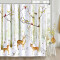 Rideau de douche Cerf bouleau et 180x180 cm - miniature variant 1