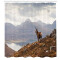 Rideau de douche Cerf rose lilas 175x200 cm - miniature variant 1