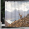 Rideau de douche Cerf rose lilas 175x200 cm - miniature variant 3