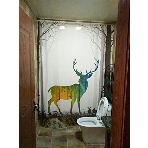 Rideau de douche Cerf 180x200 cm variant 0 