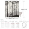 Rideau de douche Cerf arbre 183x183 cm - miniature variant 4