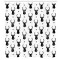 Rideau de douche Cerf bleu foncé vert blanc 175x200 cm - miniature variant 1