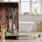 Rideau de douche Cerf multicolore 150x180 cm - miniature variant 2