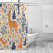 Rideau de douche Cerf multicolore - miniature variant 1